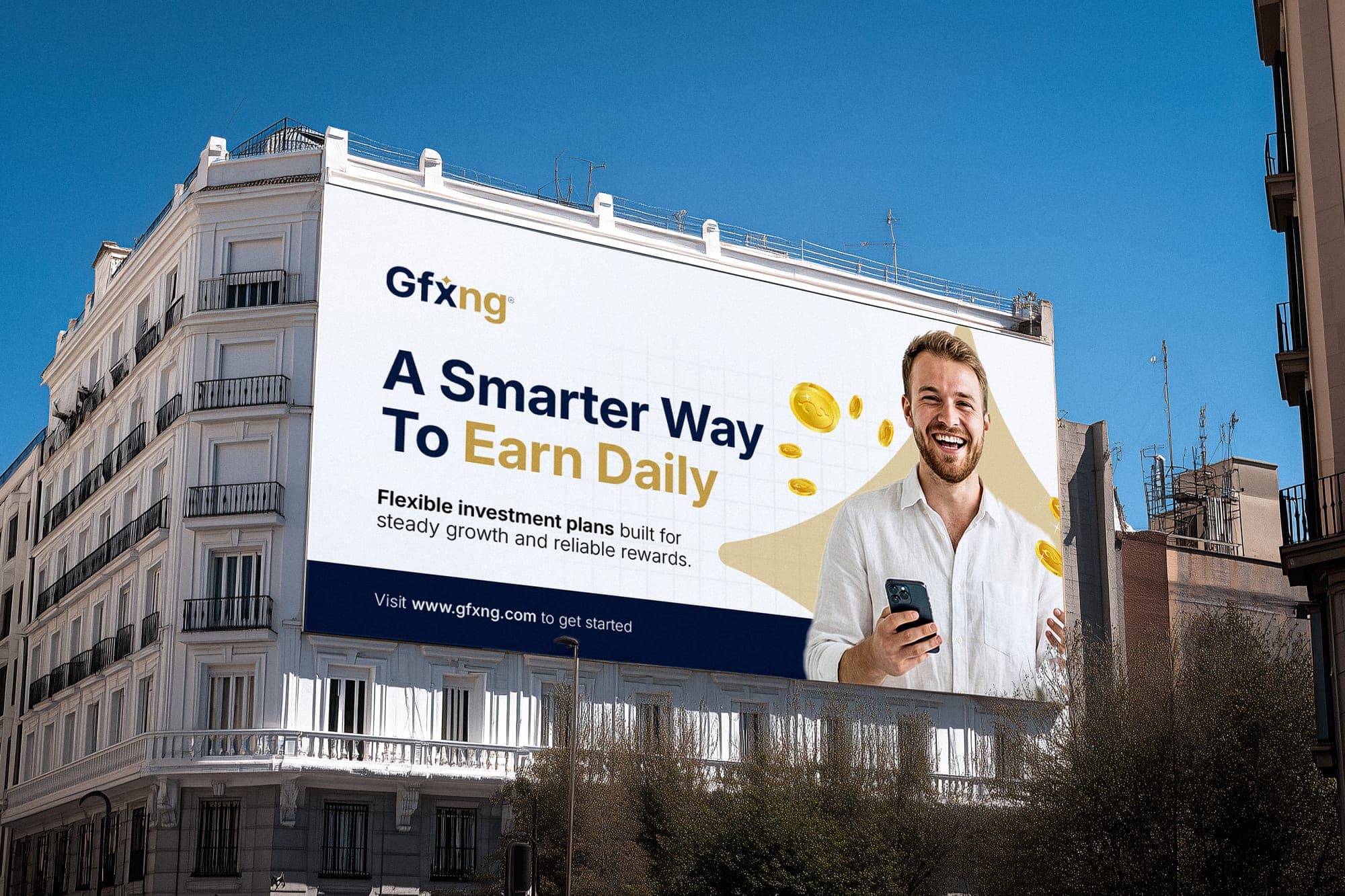 Building-side GFXNG billboard